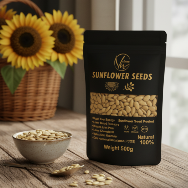 95d685e28918267e97d6ffe6cd8c01b9 Sunflower Seeds Without Shell | 100% Natural Peeled Seeds | Rich In Protein, Fiber, And Healthy Fats For Snacking, Baking, And Cooking