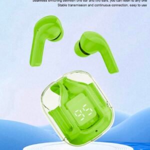 Air 31 Earbuds Wireless Earbuds With Crystal Transparent Case Type C Charging And Bluetooth 5.3 Providing Durable Quality - Random Color