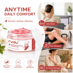 RVDU Warming Soothing Massage Gel for Muscles & Joints, 50g