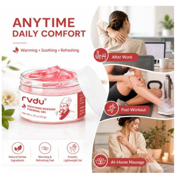 RVDU Warming Soothing Massage Gel for Muscles & Joints, 50g