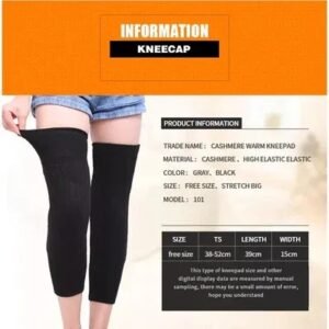 9d56bd4d219f47e11631cf9076ac7626 1 Pair Thermal Knee Warmers | Winter Warm Knee Protector for Men & Women | Soft, Stretchable & Comfortable Knee Support
