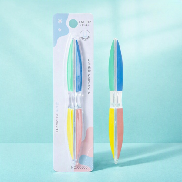 LMLTOP 4-Way Beauty Manicure Nail File & Polishing Buffer – Professional Nail Shaper & Shine Buffer