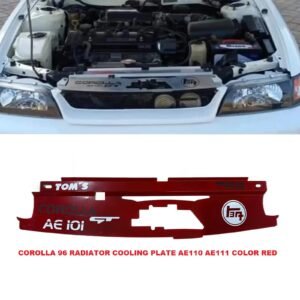 9f2032f9f91fc979ecf2f5ceb715165d Corolla 96 Radiator Cooling Plate AE110/AE111 Red