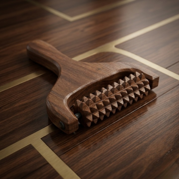 Handcrafted Wooden Scalp, Head, Neck, and Shoulder Massager – Reflexology & Acupressure Roller