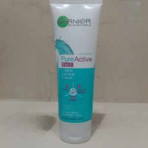 Gemini_Generated_Image_pkyg17pkyg17pkyg_cleanup Garnier 3 in 1 Pure Active Face Wash – 100ml Liquid Cleanser for All Skin Types, Deep Cleansing and Refreshing Skincare