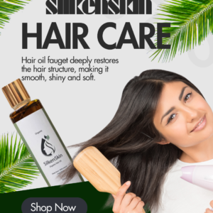Gray-and-Orange-Modern-Hair-Care-Product-Promotion-Instagram-Post Organic Oil for Natural Hair Growth 150ml