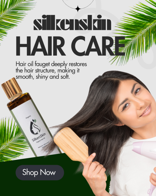 Gray-and-Orange-Modern-Hair-Care-Product-Promotion-Instagram-Post Organic Oil for Natural Hair Growth 150ml