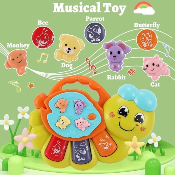 WhatsApp-Image-2025-08-11-at-17.11.22 TOEY PLAY Baby Toy with Caterpillar for 12+ Months, Musical Piano Keyboard with Songs, Lights and Animal Sounds, Interactive Toys for Early Learning, Gifts for Little Kids, Boys, Girls 1 Year