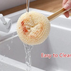 WhatsApp-Image-2025-08-20-at-12.57.00-PM Multipurpose Fiber Cleaning Balls with Long Handle – Reusable Scrubbers for Kitchen & Household Cleaning (1 Handle & 3 Balls)(Random color)