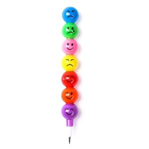 WhatsApp-Image-2025-08-22-at-65301-PM-Picsart-AiImageEnhancer 4 Pcs Smiley Cartoon Stationery Pencils – Fun Rainbow Pens with Cute Funny Faces for Kids, Students, and Gifts (Random Color)