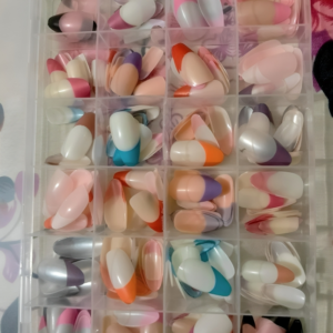 WhatsApp-Image-2025-09-03-at-1.32.50-PM-1 288 Pcs French Nails Set – Multicolor ABS Plastic Nail Tips, Smooth & Even Coverage, Durable, Easy-to-Apply, Perfect for DIY & Professional Manicures