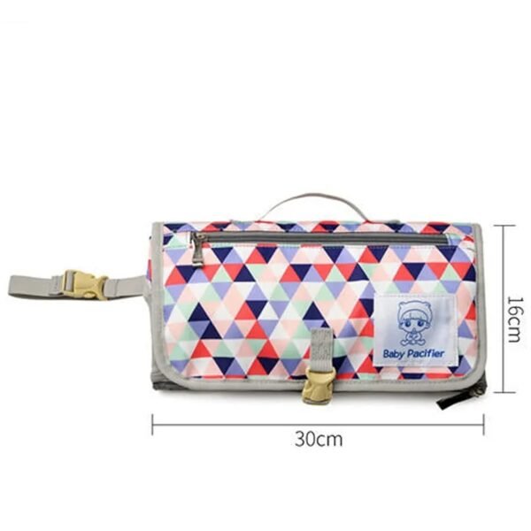 WhatsApp-Image-2025-09-08-at-6.07.00-PM-1 Diaper Pouch (Waterproof), Baby Product Storage, Stroller Bag, Mother's Bag, Diaper Changing Sheet, Baby Shower Gift (random color)
