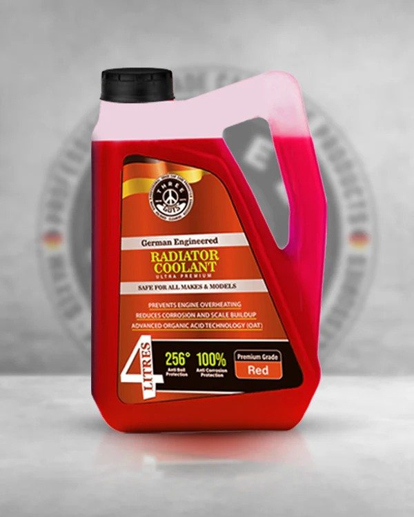 a09fc191d2f694e07a53a4a776ddd912 THREE GUYS Radiator Coolant Red – Premium Grade | Car Engine Coolant | German Engineered (4L)