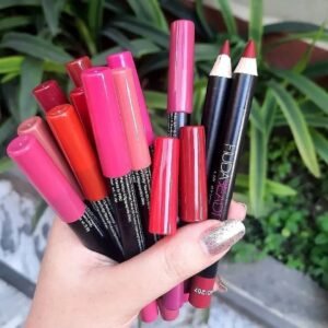 a14178c773ca18f40b9206aa06825ccf Huda Beauty Matte Color Lipstick Pencils Set Of 12 Long Lasting Waterproof Non Sticky Smooth Application For All Occasions