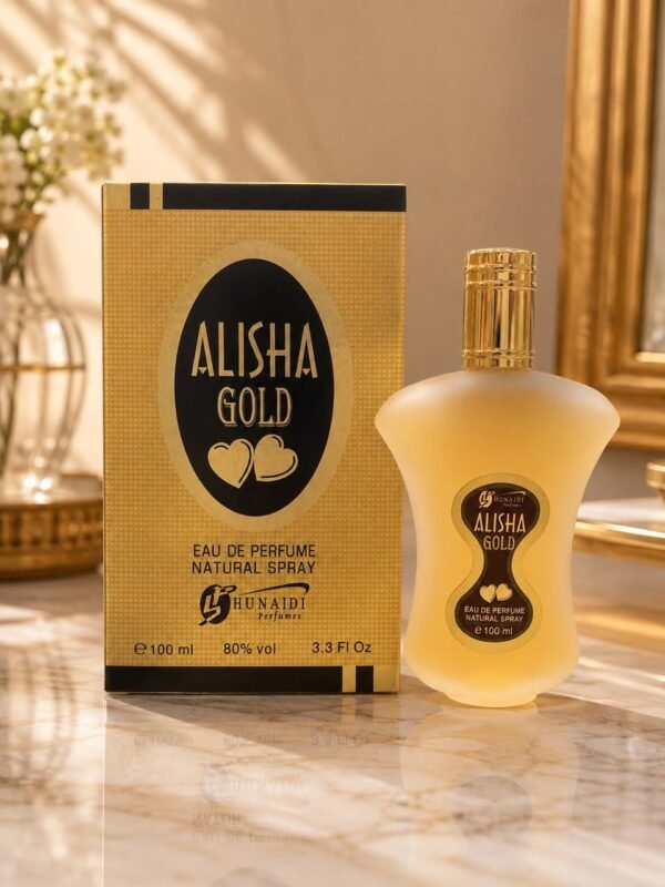 a32f1a3bd9f5ffcbcf388356434c67ae Hunaidi Perfumes Alisha Gold Eau De Perfume Natural Spray (100ml)