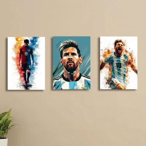 Set of 3 Premium Wall Art Photo Tiles – Modern Home Decor Sets 8x11