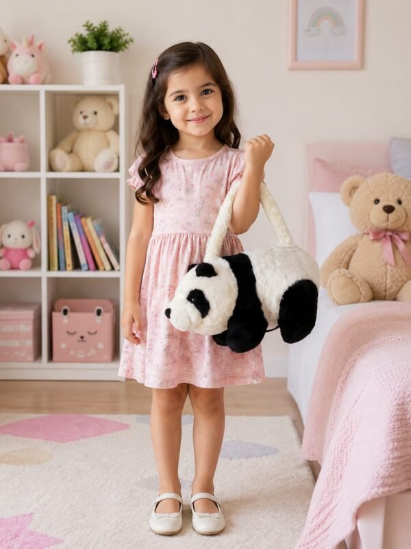 a63ddaea912e3fb95001dbeee66134d7 Panda Bag for Girls – Cute Cartoon Panda Shoulder Bag | Kids Fashion Crossbody Handbag