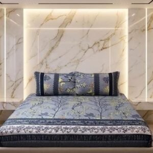 a640ae901acf004d782b9b915314a479 3D Crystal Cotton 3-piece Bedsheet Set AY0010034