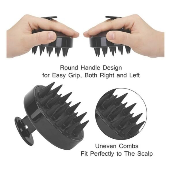 a649f9cfe3cfb6e920f583fd9b0b9c17 Scalp Shampoo Brush | Soft Silicone Scalp Massager & Hair Scrubber for Deep Cleansing | Wet & Dry Use (Random Color)