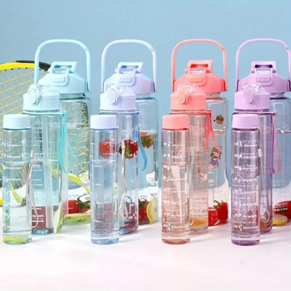a6915f18c5bacf636f1e81d434708bbb Motivational Water Bottle with Time Markers & Straw (Random Colour)