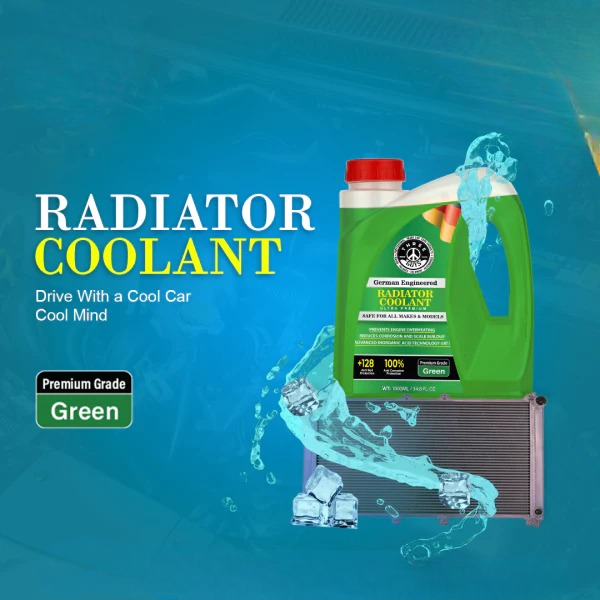 a6b2561e5a7c97b1cc75b0dd168211a5 THREE GUYS Radiator Coolant – Premium Grade Green | Anti-Corrosion & Overheating Protection | Inorganic Acid Technology (1L)