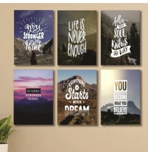 a6b9ffde29a959ccad244f788a3c3d9c Set of 6 Wooden Wall Art Photo Tile Frames (8×11 Inches) – Spiritual Home & Office Wall Décor