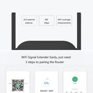 a72cc0f8f8891f1ffd8699042e31e7d9 Original Xiaomi Mi Wifi Repeater Pro 300m - Wireless Signal Booster With Dual External Antenna For Expanded Network Coverage