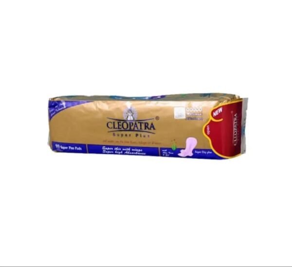 a72d1cffce8b8e8e9501054a25d9d881 Cleopatra Super Plus Sanitary Pads – Pack of 10 Maxi Thick Pads