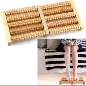 aa33ecdf1966b35f29b2c339664637a3 Traditional Wooden Roller Foot Massager Durable Natural Wood Design For Relaxation Stress Relief And Improved Blood Circulation wooden material