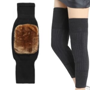 ae8dd95777b4cb4e170460b88676dafe Deluxe Thermal Knit Knee and Leg Warmers (1 Pair) | Essential Winter Protection & Joint Comfort for Women | Knee Warmer For Women | Knee Warmer For Winters