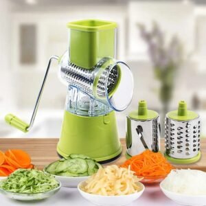 b05f60e71395b0966e4abbdcbebb585f Manual 3‑in‑1 Vegetable Cutter & Drum Grater | Round Slicer | Multifunctional Kitchen Gadget