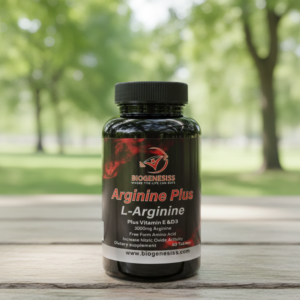 b0f3ca4ebb742a6340b36bdce921dff3 Biogenesiss Arginine Plus Premium L-Arginine Complex – 1000mg Free Form Amino Acid with Vitamins E & D3 for Nitric Oxide Boost, Circulation, and Muscle Recovery (60 Tablets)