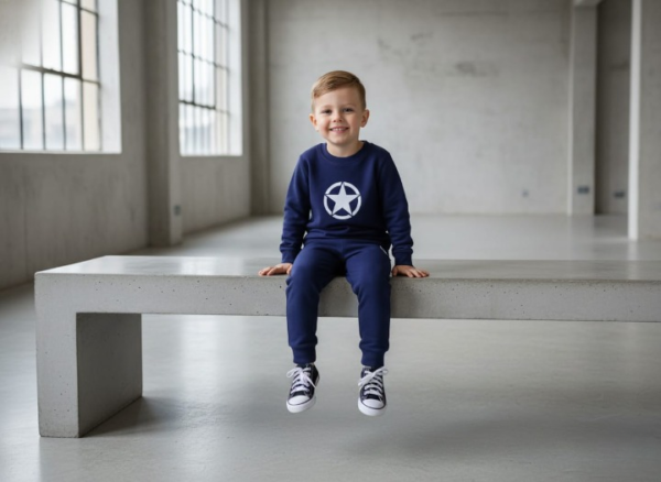 b12b31d781e46c9ab1e2f5ff2b75a8c2 Star Printed Sweatshirt & Pajama Trouser Tracksuit for Kids | Winter Warm Fleece Clothing Set Outfit for Boys & Girls – Cozy & Stylish | FOR BABY AND KIDS