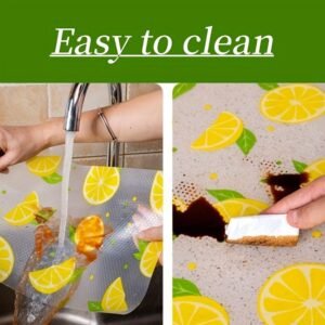 b21d31f33cefaa563c1ebbed82bf3bfe Waterproof Kitchen Mat Shelf Liner 45×150 – Easy To Clean, Oil Proof, Anti Slip Multipurpose Drawer And Shelf Cover (Random Color)