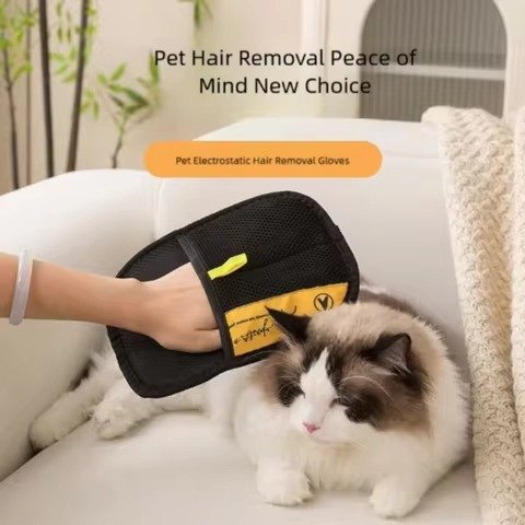 b25a8dc8383b14a4e4ea730fa11a4187 Pet Hair Remover Portable Washable Clothes Hair Dehairing Gloves Pet Cleaning Products Pet Accessories
