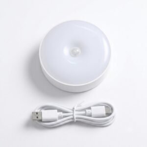 LED Smart Human Body Sensor Night Lamp Emergency Automatic Lighting USB Charging