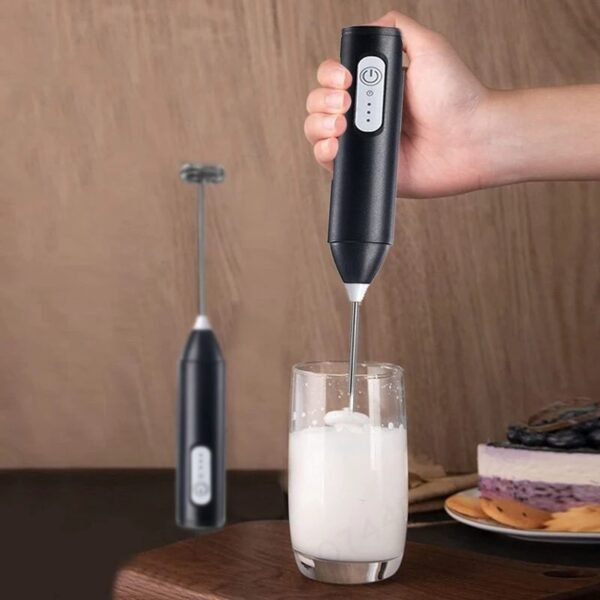b588587da9ee36ce10543b65253d1eff Wireless Milk Frother Electric Type C Handheld Blender Stainless Steel Mini Coffee Maker Whisk Mixer For Daily Kitchen Needs