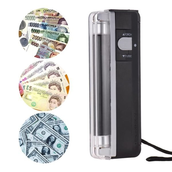 b7541c90617be1b387918cf054cba15c Portable Money Detector Handheld Blacklight Currency Checker For Banknotes Passports Security Documents