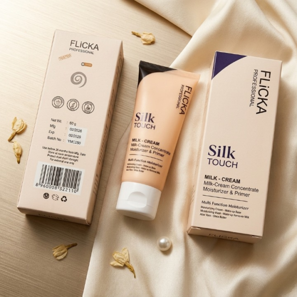 b8a1ecb84c1b89401c7bf8f52db42062 Flicka Professional Silk Touch Milk-Cream – Multi-Function Moisturizer & Primer - 60 gm