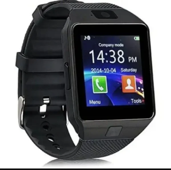 DZ09 Smart Watch 1.99" Bluetooth Calling Smartwatch – Heart Rate & Sleep Monitoring, IP67 Waterproof, Wireless Charging Smart Watch for Men & Women | PTA APPROVED (Black)