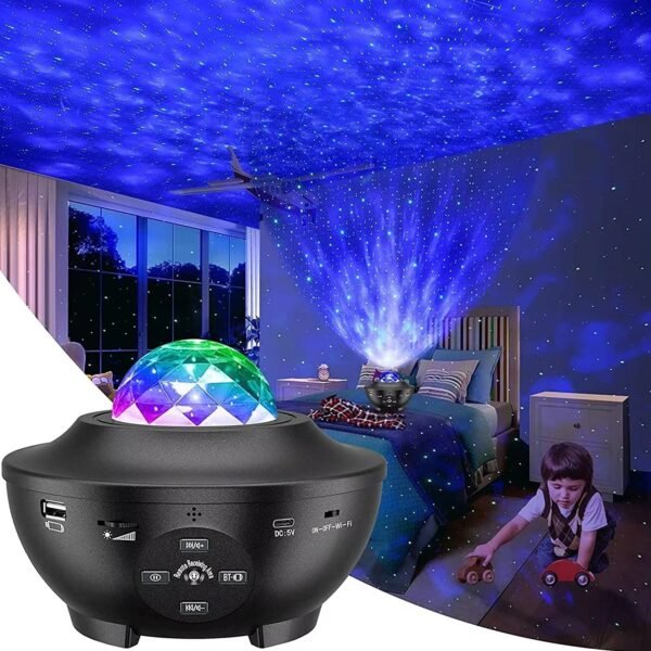 bc650b28fadfe6ee654c226f17d24324 USB Starry Projector Light | Ocean Wave & Star Sky Night Lamp With Bluetooth Speaker