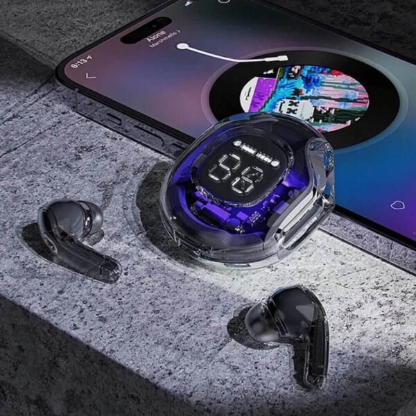 bdd8496411969f850026fddcf9c5a8ec Air 39 TWS Wireless Earbuds: The Trendy Bluetooth 5.3 Gaming Headset with Transparent Charging Case (random colour)
