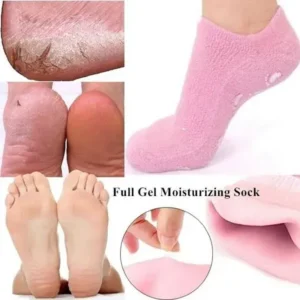 bdf6f4a6761dff475fff68cbeb9735b4 Reusable Silicone Spa Gel Socks For Dry Feet And Cracked Heel Treatment – Moisturizing Hydrating Softening And Skin Smoothing Overnight Foot Care (Random Color)