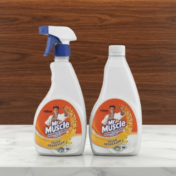 bf6fe62a06e9f2bce2af29e982d490a2 Mr Muscle Kitchen Degreaser - Household Cleaning Product Designed For Kitchen Maintenance And Daily Degreasing Routine - 500ML