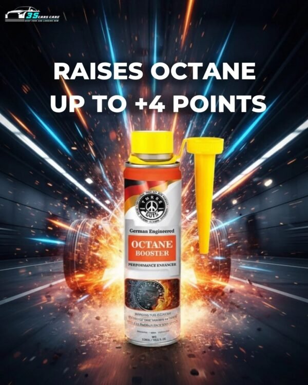 THREE GUYS Octane Booster – Fuel Additive for Petrol Engines (320ml) Boosts Octane +4 | Improves Engine Performance | German Technology