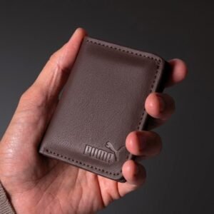 Fashion Slim PU Wallet Card Holder for Men & Women | Compact Cash & Card Purse with ID Window