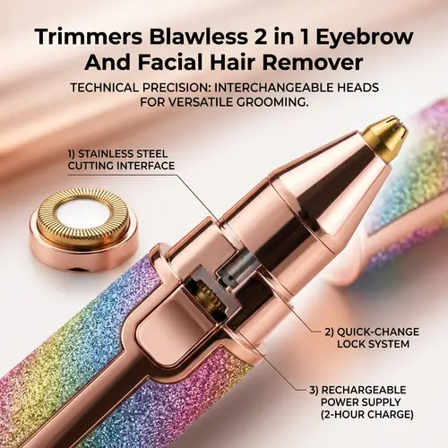 c37d95778e2f5dc53b997c6b81038c9e Flawless 2 In 1 Eyebrow And Facial Hair Remover Gentle Precise Portable Rechargeable Practical Choice For Smooth Skin And Daily Grooming