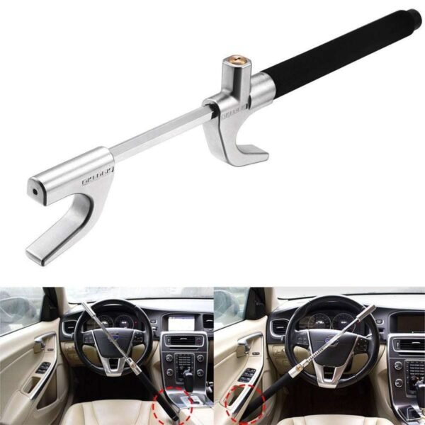 c65e124add8d7f22e49af24ab783c028 Anti Theft X1 Twin Hooks Car Truck Van Steering Wheel Lock