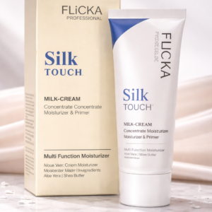 c68940d21fda29302b6381683ae0f0d3 FLICKA Professional Silk Touch Milk-Cream Concentrate 60g | 3-in-1 Moisturizer, Primer & Makeup Base | Multi-Function Hydrating Face Cream