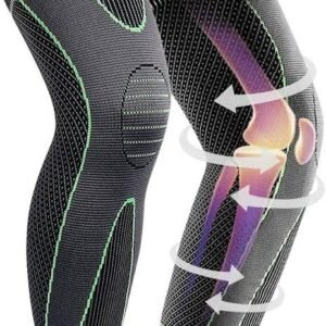 c74c2ef3104892885bc14cfbc544a5eb 1 Piece Adjustable Compression Knee Support Brace | Breathable Elastic Knee Pad With Strap For Pain Relief, Sports Protection, And Joint Support (With Box)
